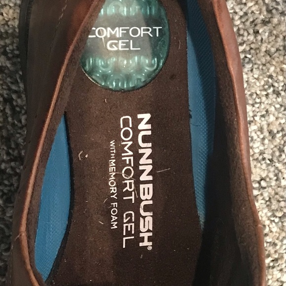 NunnBush Comfort Gel. With Memory Support. Brown Color. 8 1/2 Med Shoe. - Picture 2 of 5